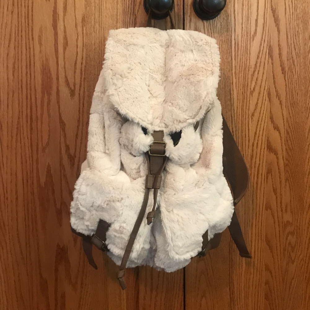 Furry backpack